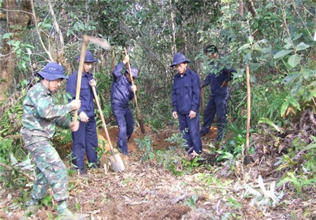 tìm hài cốt liệt sỹ, không cần ngoại cảm, Quân khu 4, nước bạn Lào