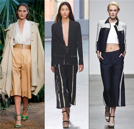 Phóng khoáng mà vẫn thanh lịch với xu hướng quần crop culottes 14