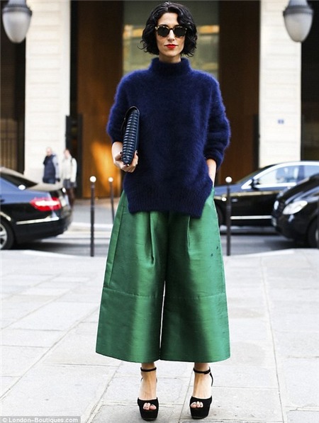 Phóng khoáng mà vẫn thanh lịch với xu hướng quần crop culottes 3
