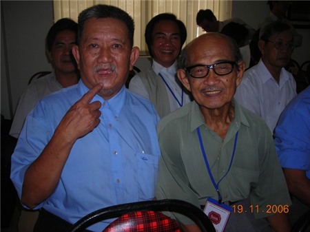 Mạc Can và người bạn thân thiết - cố nghệ sỹ Hồ Kiểng.