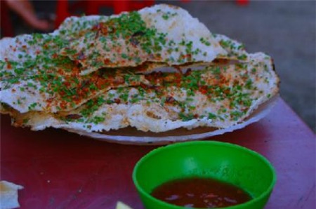 Bánh tráng nướng bò khô