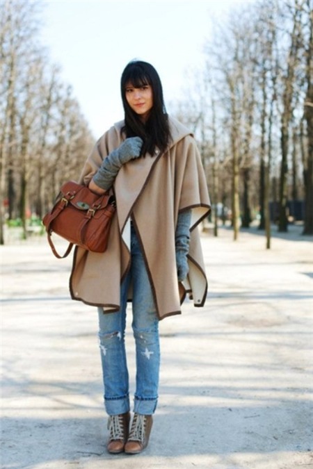 Phong cách quý tộc với áo Cape 16