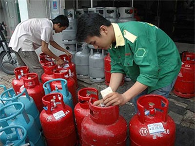 giá-gas, bán-lẻ giá-gas, tăng-giá, gas, tăng 80.000 đồng/bình, 1/12 tăng giá gas