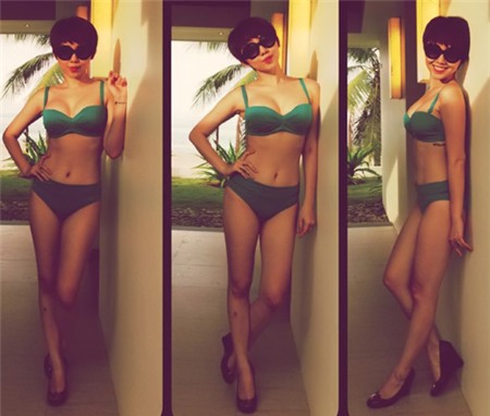 Tóc Tiên siêu sexy dù trong nhà, ngoài phố - 11