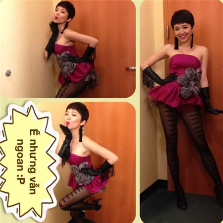 Tóc Tiên siêu sexy dù trong nhà, ngoài phố - 14