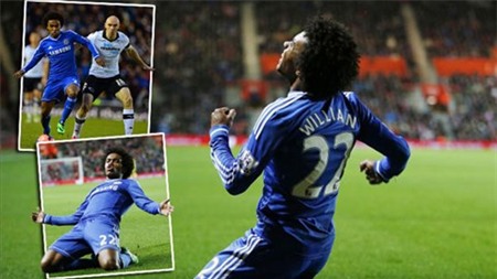 Willian đang chơi tiến bộ từng ngày