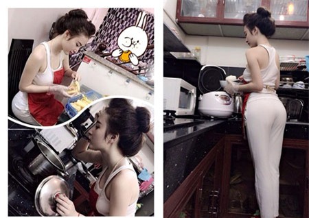 Phương Trinh chụp ảnh ngoan hiền vẫn muốn khoe thân.