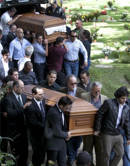 Hàng ngàn người chen lấn hỗn loạn trong đám tang Hoa hậu Venezuela 2004 | Hoa hậu Venezuela 2004 bị giết,Hoa hậu Monica Spear Mootz bị giết,đám tang Hoa hậu Venezuela 2004