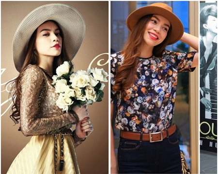 Học Sao Việt diện mũ rộng vành đón xuân - 2