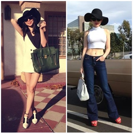 Học Sao Việt diện mũ rộng vành đón xuân - 6