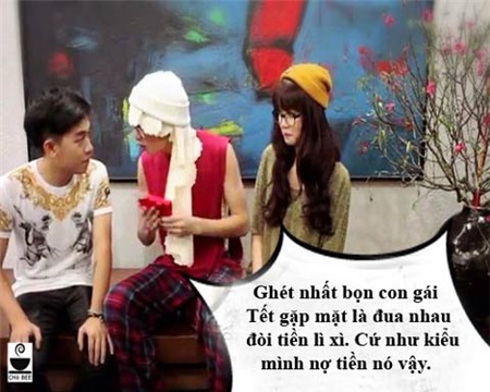 ảnh chế, ảnh hài, Tết