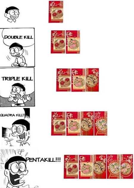 ảnh chế, ảnh hài, Tết