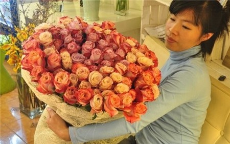 Hoa-hồng, quà-tặng, Valentine, nhập-khẩu