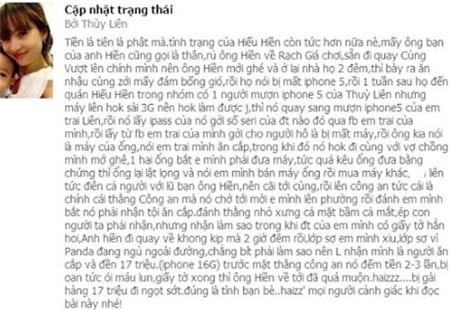 Vợ Hiếu Hiền có 