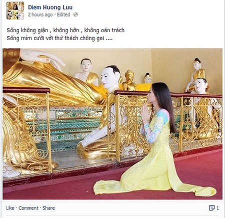Tại sao Diễm Hương chưa trả lời thông tin bị chồng ly dị?