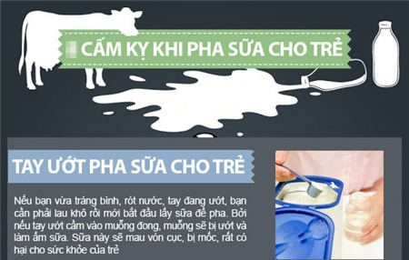 CẤM KỴ pha sữa cho trẻ, mẹ nên biết - 1