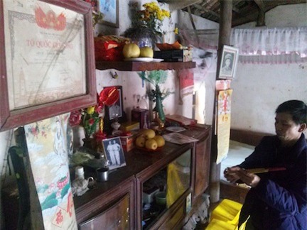 Ông Chấn tại nhà riêng ở Bắc Giang