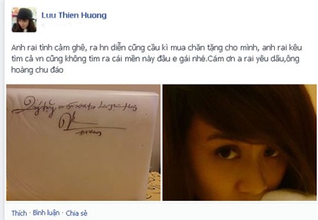 Mr Đàm tặng chăn 