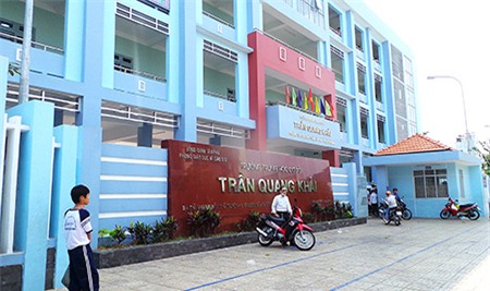 Trường THCS Trần Quang Khải, nơi em Phú theo học