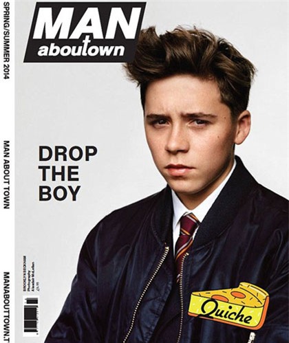 Brooklyn Beckham trên trang bìa tạp chí.
