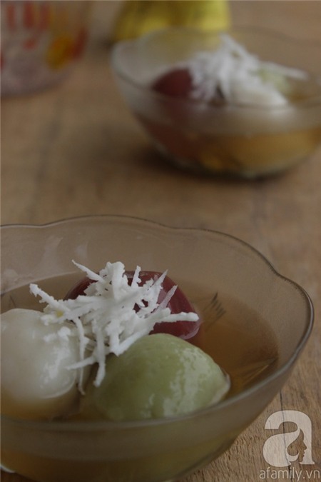 Chè trôi nước 3 màu ngon đẹp cho Tết Hàn thực 24