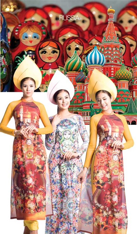 Thích thú ngắm thế giới qua tà áo dài Việt - 11