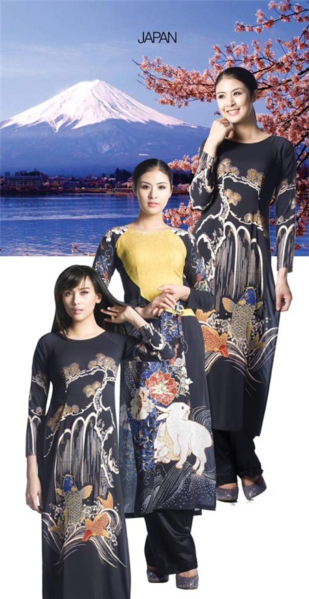 Thích thú ngắm thế giới qua tà áo dài Việt - 7