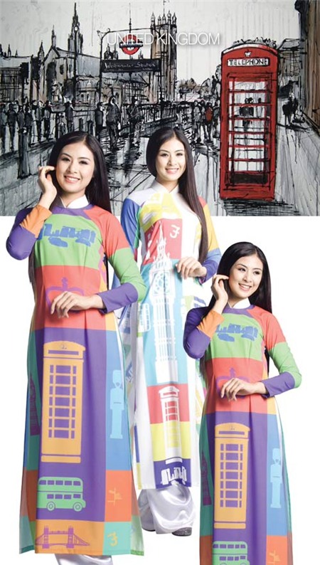 Thích thú ngắm thế giới qua tà áo dài Việt - 8