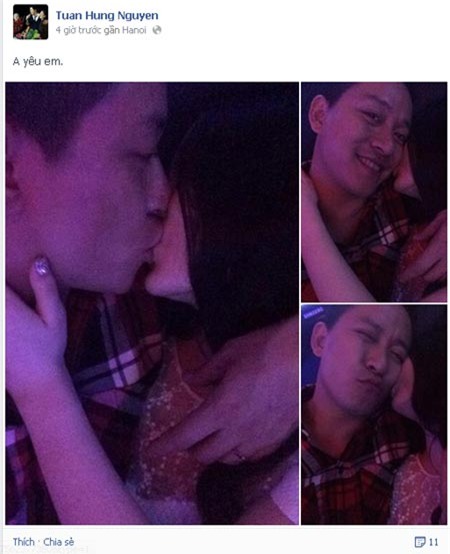 Tuấn Hưng hôn vợ đắm đuối trong đêm tân hôn - 2