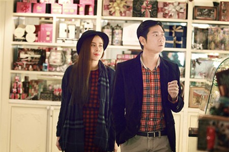 Thời trang đôi sành điệu của vợ chồng Lưu Hương Giang - 2