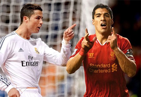 Luis Suarez và C.Ronaldo vẫn đang cạnh tranh khốc liệt