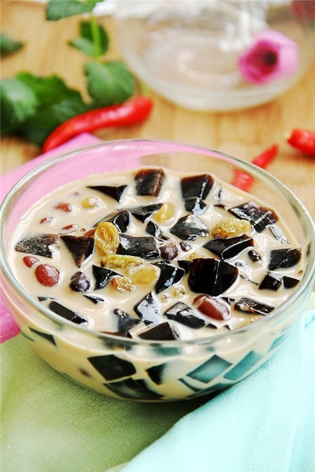 Cách làm trà sữa sương sáo thập cẩm tuyệt ngon 1