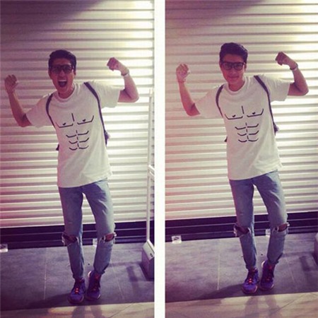 Sao Việt nhí nhố diện áo thun họa tiết độc - 8