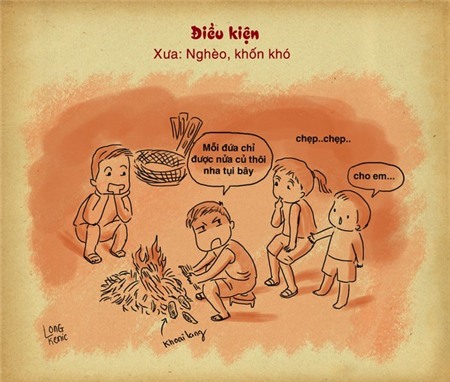 Những khác biệt thú vị điển hình giữa trẻ em xưa và nay 1