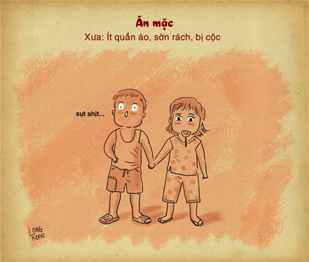 Những khác biệt thú vị điển hình giữa trẻ em xưa và nay 13