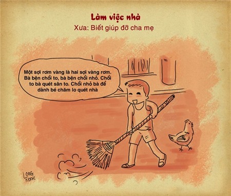 Những khác biệt thú vị điển hình giữa trẻ em xưa và nay 5