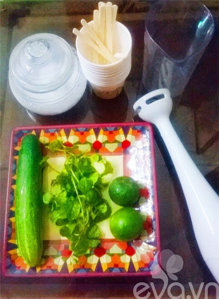 Giải nhiệt với kem chanh, dưa chuột - 1