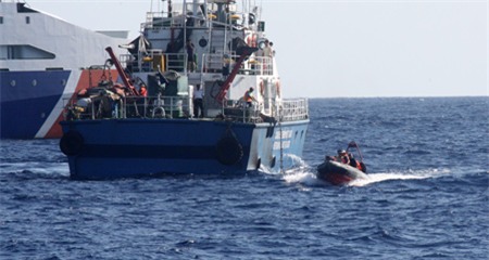 cảnh sát biển; giàn khoan; TQ; Trung Quốc