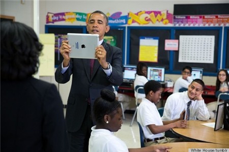 10 khoảnh khắc hồn nhiên của Tổng thống Obama