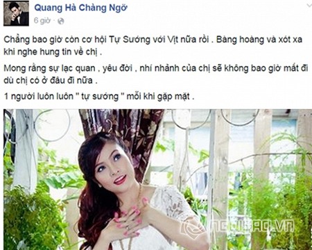 Duy Nhân hoang mang trước sự ra đi của ca sỹ Tố Như
