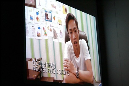 Cường Đô La quay clip chúc mừng Hồ Ngọc Hà nhân Live Concert 7