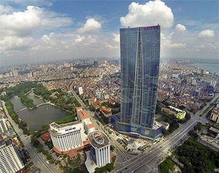 tòa nhà Lotte Center Hà Nội.