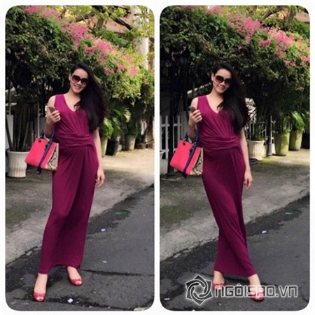 Trang Nhung bụng bầu to vẫn tiệc tùng tưng bừng