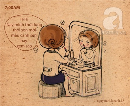 12 giờ đối nghịch - quý cô công sở thanh lịch và bà nội trợ đầu bù, tóc rối 1