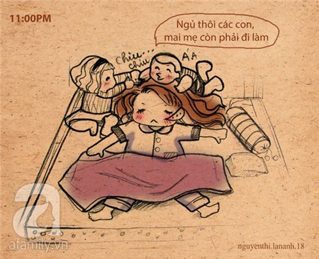 12 giờ đối nghịch - quý cô công sở thanh lịch và bà nội trợ đầu bù, tóc rối 10