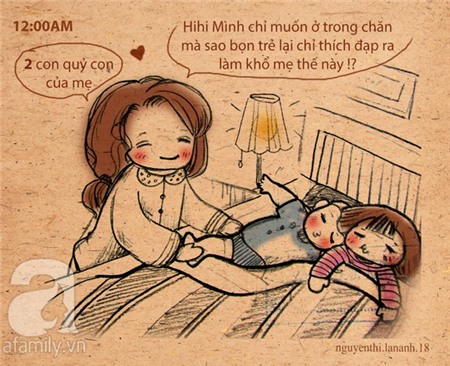 12 giờ đối nghịch - quý cô công sở thanh lịch và bà nội trợ đầu bù, tóc rối 12