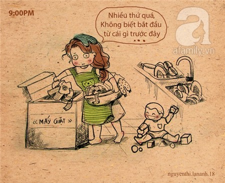 12 giờ đối nghịch - quý cô công sở thanh lịch và bà nội trợ đầu bù, tóc rối 6