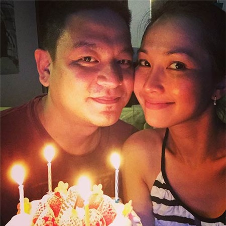 Kim Hiền đón sinh nhật ngọt ngào sau tin vui có bầu - 1