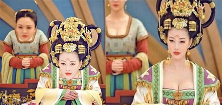 Ảnh chế hài hước sau khi cảnh hở ngực trong phim bị cắt.