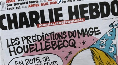 Charlie Hebdo, tấn công, trào phúng